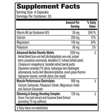 MHP Xpel Dietary Supplement - Maximum Strength Diuretic, 80 Capsules