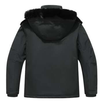 MOERDENG Women's Plus Size Waterproof Winter Coat Windproof Ski Jacket Hooded Snowboarding Jackets