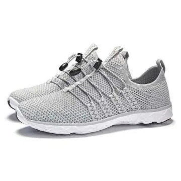 DLGJPA Women's Quick Drying Water Shoes for Beach or Water Sports Lightweight Slip On Walking Shoes