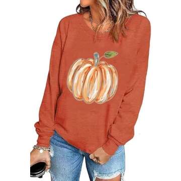 It's Fall Y'all Leopard Plaid Dot Pumpkin Sweatshirt Women's Halloween Long Sleeve Casual Pullover T...