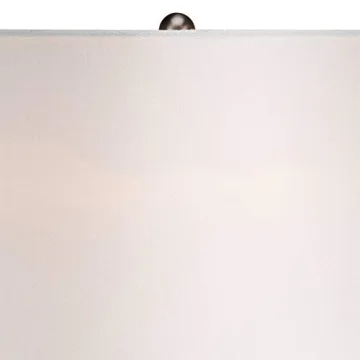 360 Lighting Nantucket Modern Coastal Nautical Table Lamp 26" High Natural Woven Seagrass White Tapered Drum Shade Decor for Bedroom Living Room House Home Bedside Nightstand Office Entryway