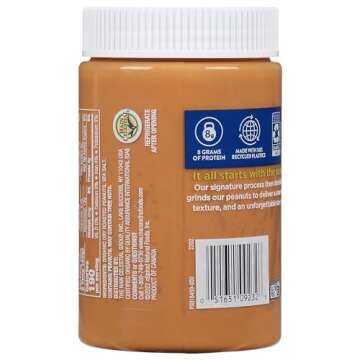MaraNatha Organic Creamy Peanut Butter 16 Ounce Jar - Pure Taste