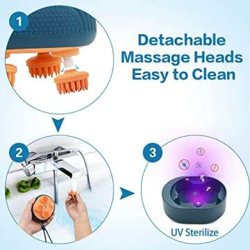 Voraiya® Scalp Massager: Stress Relief and Hair Growth