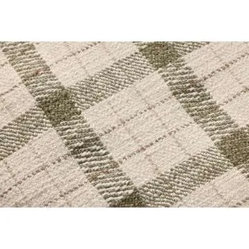 Loloi Chris Loves Julia Wallace Cream Collection CJPF002 Cream 36" W x 36" D x 17" H Round Pouf