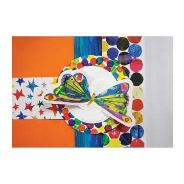 World of Eric Carle 36Ft of The Very Hungry Caterpillar Bulletin Board Borders, 12 Strips of Colorful Dot Trim for Rolling Whiteboard, Cork and Posterboard, Party Decorations, and Classroom Decor