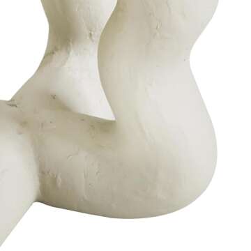 Handmade Maddie Cream Textured Side Table for Any Space