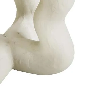 Handmade Maddie Cream Textured Side Table for Any Space