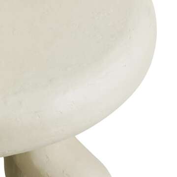 Handmade Maddie Cream Textured Side Table for Any Space