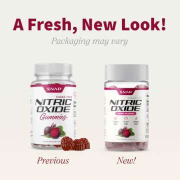 Snap Supplements Beet Root Gummies - Energy, Heart Support & Digestion - 60 Sugar Free Gummies