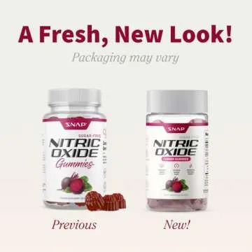 Snap Supplements Beet Root Gummies - Energy, Heart Support & Digestion - 60 Sugar Free Gummies