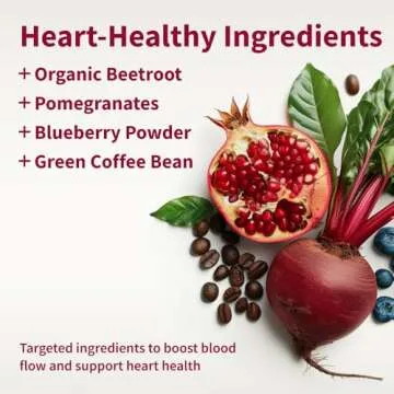 Snap Supplements Beet Root Gummies for Energy & Heart Health