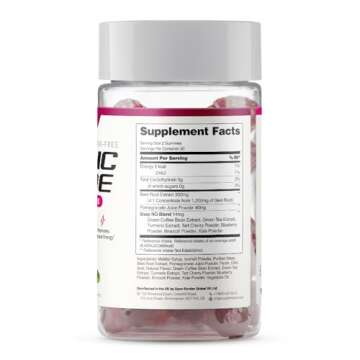 Snap Supplements Beet Root Gummies for Energy & Heart Health