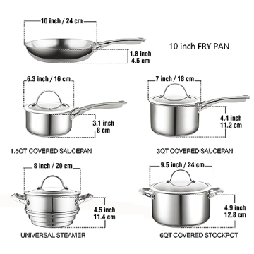 Cooks Standard Classic Stainless Steel Cookware Set