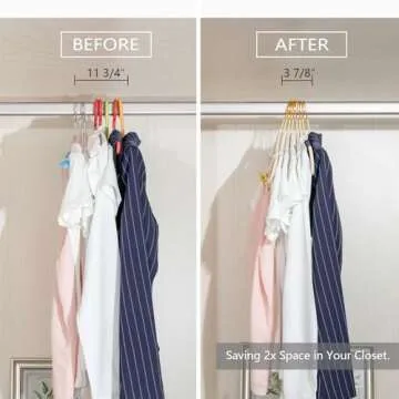 MIZGI Premium Velvet Pants Hangers with Adjustable Clips (Pack of 20) Slim Skirt Hangers- Non Slip Felt Outfit Dress Hangers Ivory - Gold Hooks,Space Saving Shirt Clothes Hangers