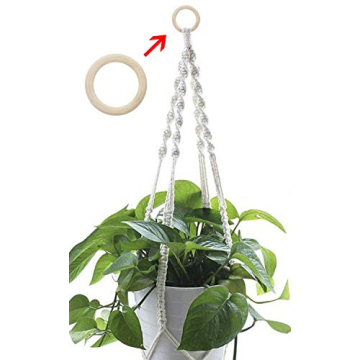 Penta Angel Wooden Craft Rings for DIY Projects and Crafts