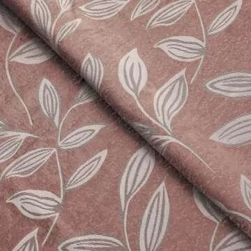 Superior Blackout Curtains, Room Darkening Window Accent for Bedroom, Sun Blocking, Thermal, Modern Bohemian Curtains, Leaves Collection, Set of 2 Panels, Rod Pocket - 42 in x 108 in, Copper