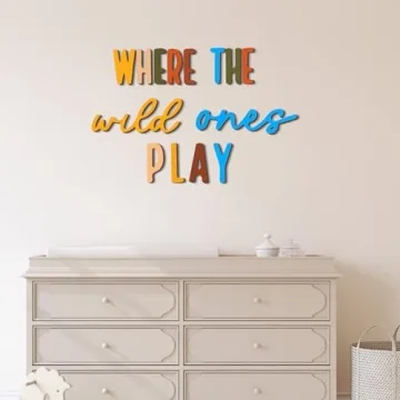 Wenqik Colorful Playroom Wall Decor for Kids Rooms