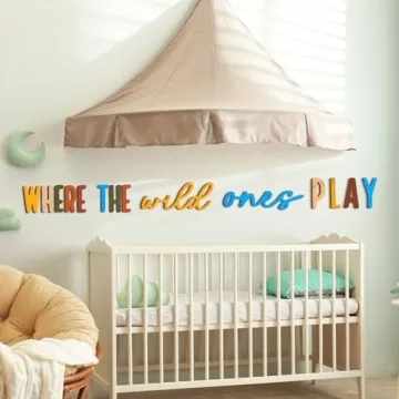 Wenqik Colorful Playroom Wall Decor for Kids Rooms