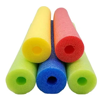Bright Multi-Colored Foam Pool Noodles for Summer Fun