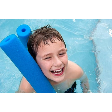 Bright Multi-Colored Foam Pool Noodles for Summer Fun