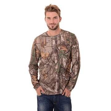 Realtree Mens Long Sleeve Performance T-Shirt