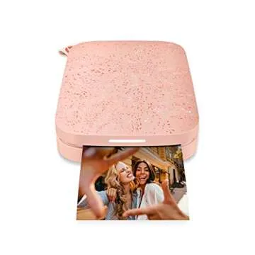 HP Sprocket Portable 2x3 Instant Color Photo Printer (Blush Pink) Zink Paper Bundle
