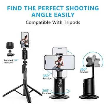 Auto Face Tracking Tripod for Streamers and Vloggers