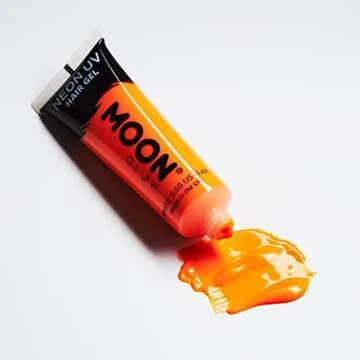 Moon Glow Neon UV Hair Gel Set - Vibrant Temporary Colors