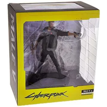 Shop the Cyberpunk 2077 Male V Statue – 9.5 Inch Collectible