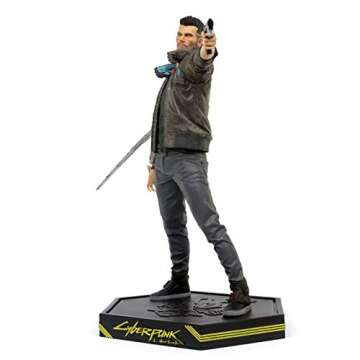 Dark Horse Deluxe Cyberpunk 2077 V-Male Figure, Multicolor, 9.5 inches