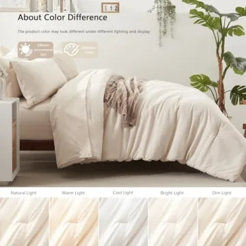 Luxurious UNILIBRA King Comforter Set for All Seasons