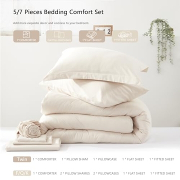 Luxurious UNILIBRA King Comforter Set for All Seasons