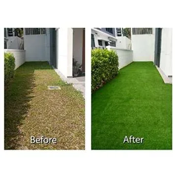 GT LIFE Artificial Grass Rug for Dogs with Drainage Holes