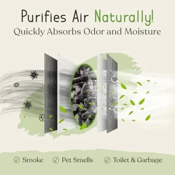 bmbu Charcoal Shoe Deodorizers - Natural Odor Eliminators