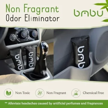 bmbu Charcoal Shoe Deodorizers - Natural Odor Eliminators