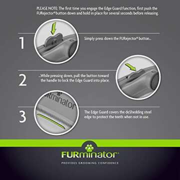 FURminator Undercoat Tool for Medium Dogs Long Hair