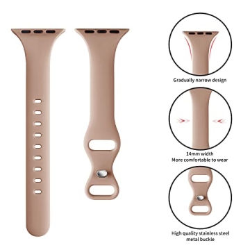 Ultra Thin Silicone Apple Watch Band for All Models