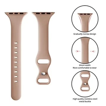 Ultra Thin Silicone Apple Watch Band for All Models