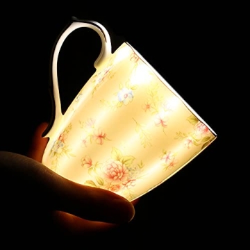 Elegant 13oz Flora Bone China Mug for Women - Gift Ready