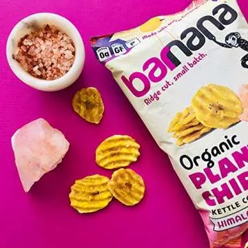 Barnana Plantain Chips with Himalayan Pink Salt - Healthy Snack