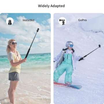 Auto Face Tracking Tripod for TIK Tok Vlog, No App Required, 360° Rotation Face Body Track Selfie Stick Phone Camera Mount, Rechargeable Wireless Smart Shooting Holder for Live Videos