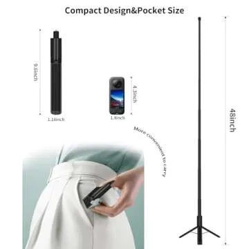 Auto Face Tracking Tripod for TIK Tok Vlog, No App Required, 360° Rotation Face Body Track Selfie Stick Phone Camera Mount, Rechargeable Wireless Smart Shooting Holder for Live Videos