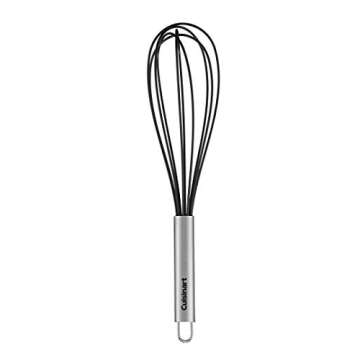 Cuisinart Silicone Whisk, 12-Inch, Black