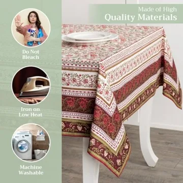 Elegant Maison d' Hermine Cotton Table Cloth 60x108
