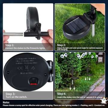 korwiy 4PACK Scary Eyeballs Solar Garden Lights Halloween Decorations Outdoor for Lawn, Patio, Party Decor(Green)