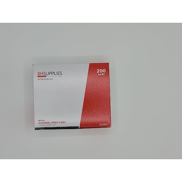Premium Alcohol Prep Pads - 200 Sterile Wipes for Hygiene