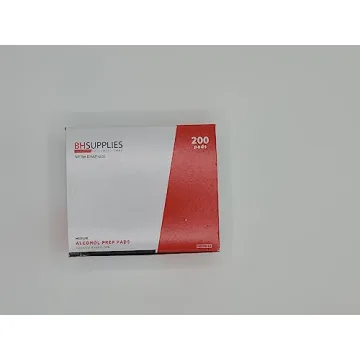 Premium Alcohol Prep Pads - 200 Sterile Wipes for Hygiene