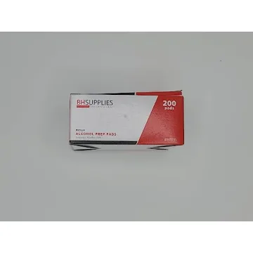 Premium Alcohol Prep Pads - 200 Sterile Wipes for Hygiene