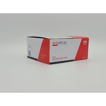 Premium Alcohol Prep Pads - 200 Sterile Wipes for Hygiene