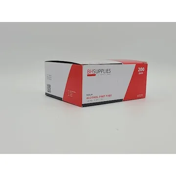 Premium Alcohol Prep Pads - 200 Sterile Wipes for Hygiene